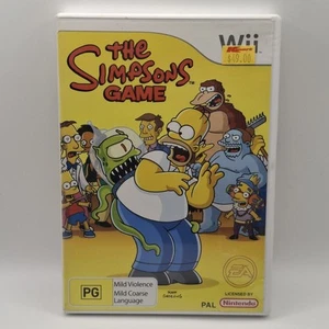 The Simpsons Game Nintendo Wii Complete With Manual PAL - Picture 1 of 6