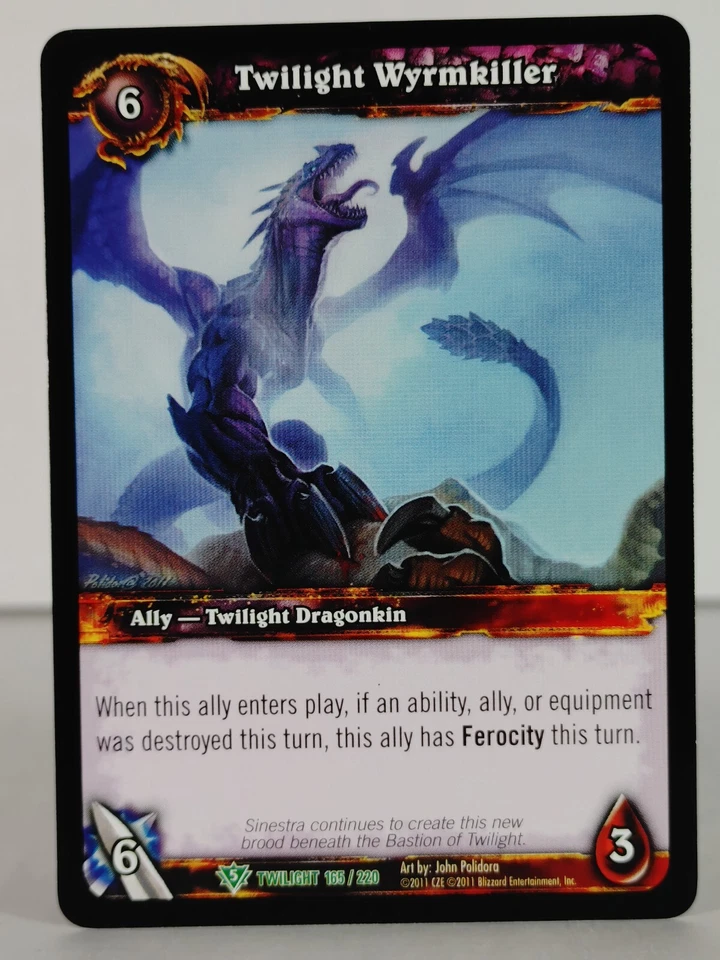 Twilight Wyrmkiller - Twilight of the Dragons - 165/220 - WoW TCG - Uncommon - Image 1 of 1