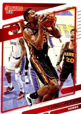 2021-22 Donruss Red Clint Capela Atlanta Hawks #145 - Image 1 of 2