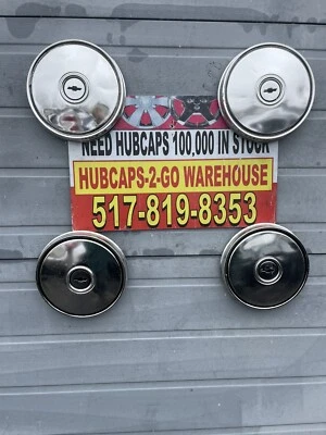 Chevrolet Chevette 1975-80 juego de 4 tapacubos de aluminio Poverty de 13” usados raros bonitos Foto 1 de 4