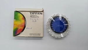 Tiffen 80B Dark Blue 55mm Lens Filter Made in USA Free Shipping USA - Picture 1 of 2