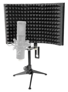Rockville RockShield 1 Studio Microphone Isolation Shield w/Sound Dampening Foam - Picture 1 of 9