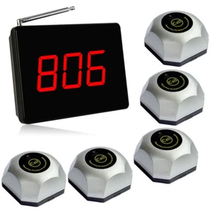 Drahtloser Anruf Summer Pager Dessert Klinik Krankenhaus Restaurant Paging System - Bild 1 von 13