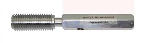 M20 x 2.5 6H - Metric Plug Gage - GO ONLY - 20 mm - 2.5 lead ~ Gage Assembly Co - Picture 1 of 1