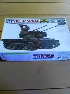 Aoshima Japan Type 87 Anti Aircraft Panzer Ferngesteuertes Modell Nr.2 in 1/48 Neu - Bild 1 von 6