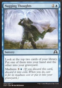4X NAGGING THOUGHTS 074/297 SHADOWS OVER INNISTRAD MTG MAGIC LP X4 - Bild 1 von 1
