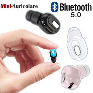 Mini Auricolare J22 Bluetooth Vers. 5.0 senza fili Cuffia Wireless con Microfono