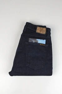 34040 Nudie Jeans Pipe Led Dry Dark Navy Dunkelblau Herren Jeans Gr. 29/32 - Bild 1 von 8