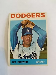 1964 Topps #553 Jim Brewer - Los Angeles Dodgers - RARE & VINTAGE (Inv.B1) - Picture 1 of 2