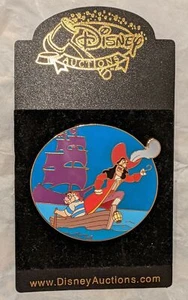 OLD LE250 Disney Auctions PINS Peter Pan Villains Captain Hook & Smee Rowboat - Picture 1 of 1