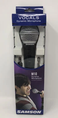 Samson M10 Handheld Dynamic Microphone w Detachable XLR 1/4" Cable, Mic Clip - Image 1 of 4