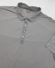 Ping Sensor Cool Golf Polo Shirt Grey Stripe Mens XL
