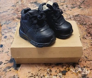 NWB Nike Air Max Goadome ACG Black Boots Toddlers Size 3C 311569-001 - Picture 1 of 8