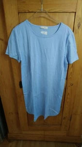 ENNA Waschbär Bio Wäsche Kleid Blau hell XL Beschreibung beachten!!! E410 - Picture 1 of 3