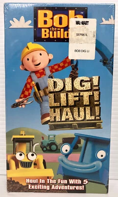 Bob the Builder –" DIG LIFT HAUL" VHS Clamshell – 2004 SEALED & NEW (NAHB) NOS - Image 1 of 4