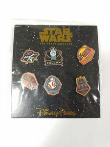 Disney Star Wars The Force Awakens pin set Booster Pack 2015 - Picture 1 of 2