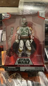 Star Wars Boba Fett Die Cast Elite Series Action Figure 7” ERROR VARIANT NO CAPE - Picture 1 of 8