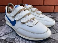 Vintage Nike Sneaker Swoosh Made In Taiwan White Shoes Size 7.5.
