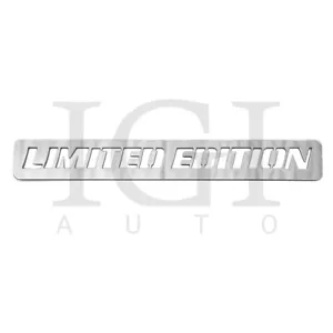 Limited Edition Emblem Badge Decal Sticker 3D Cutout Stainless Steel Dual Layer - Foto 1 di 4