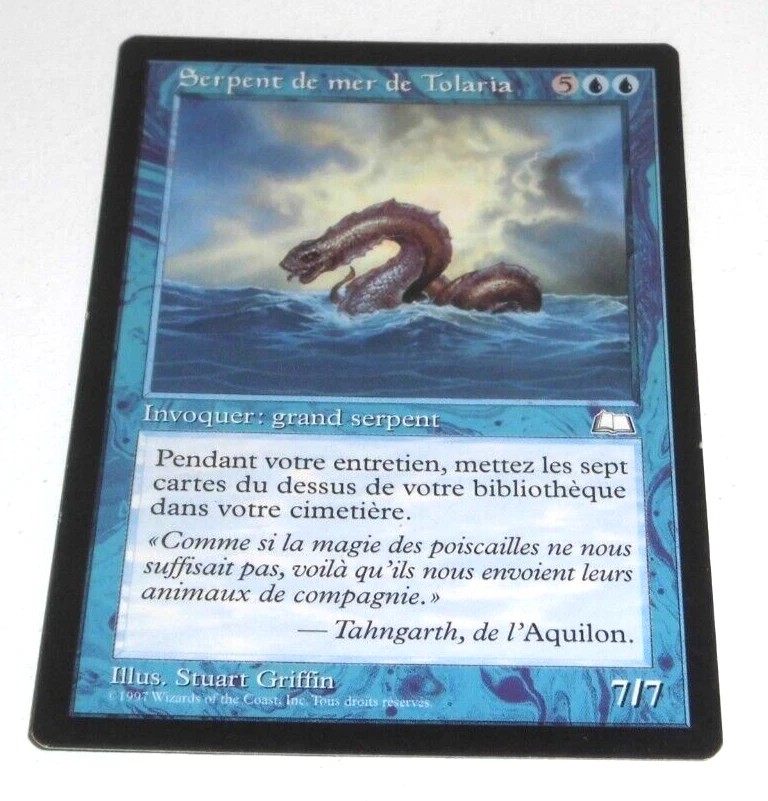 MTG Serpent de mer de Tolaria [Aquilon FR]  Magic *JRF - Photo 1/1