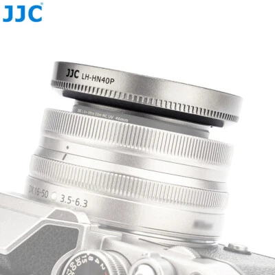 Parasol ABS plateado para lente Nikon DX 16-50 mm f3,5-6,3 en Z fc Zfc Z50 como HN-40 Foto 1 de 4