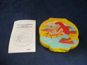 Retro 1994 Disney's The Little Mermaid Ariel Children's Mini Paint Set w/ Brush - Picture 1 of 3