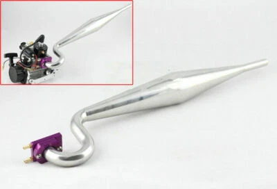 RC Boat Engine Stainless Steel Exhaust Pipe Tuned Pipe for 26cc Zenoah AM#202 - Image 1 of 4