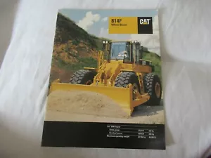 1996 CAT Caterpillar 814F wheel loader brochure - Picture 1 of 9