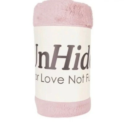 UnHide For Love Not Fur Lil' Marshmallow Blanket 50"x 60" Rose Pink  - Image 1 of 3
