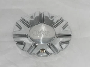 COBRA CHROME WHEEL RIM CENTER CAP C-613-1 MIDTEC - Picture 1 of 2