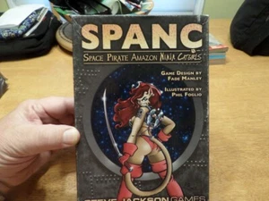 SJG Boardgame SPANC - Space Pirate Amazon Ninja Catgirls (1st Ed, 2nd) Box VG - Picture 1 of 4