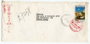 CHILE 1989 scarce modern postmark DH "Después de Hora" on cover from Concepcion - Picture 1 of 1