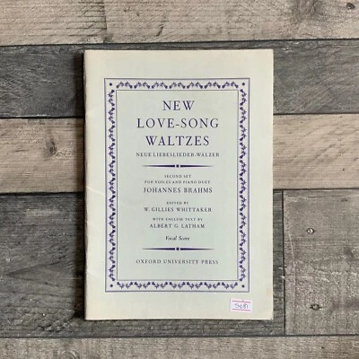 New Love Song Waltzes For Voices & Piano Vocal Score Oxford University Press - Image 1 of 3