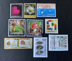 Lot von 10 Briefmarken Luxemburg verschiedene Jahrgänge - auf Frag. Briefmarken M75 - Bild 1 von 1