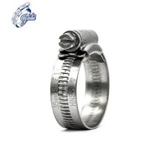 Genuine Jubilee Worm Drive Hose Clamps Clips W5 316 Stainless Steel Marine Grade - Picture 1 of 10
