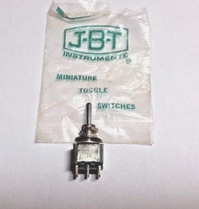 JBT JMT-231 DPDT ON-OFF-(ON) MOMENTARY MINIATURE SWITCH TOGGLE 5A 125V - Picture 1 of 2