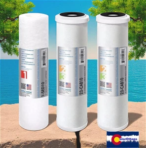 APEC Ultimate Stage 1, 2 & 3 Replacement Water Filter Set Under Sink RO System - Picture 1 of 4