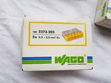 Wago Klemmen Serie 2273-205 Leuchtenklemme Verbindungsklemme 100 St.5x0,5-2,5mm²