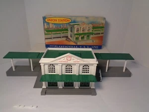 ESTACIÓN DE TREN UNION PLASTICVILLE VINTAGE CON CAJA. - Imagen 1 de 20