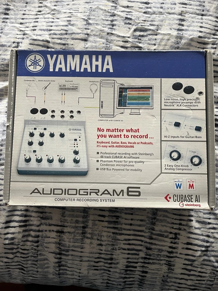Yamaha Audiogram 6 USB Computerized Recording System New. Open box - Image 1 of 4