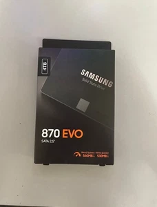 MZ-77E4T0B/AM Samsung 870 EVO 4TB SATA 2.5 Inch Internal SSD - Afbeelding 1 van 2