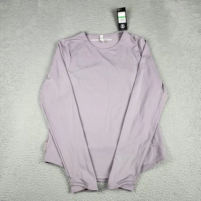 Under Armour Shirt Womens Large Purple Long Sleeve Active Fitted Athleisure - Image 1 of 4