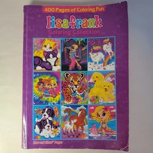 Lisa Frank Coloring Collection Coloring Book - Paperback Dalmatian Bent Pages - Imagen 1 de 9