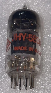 CBS Hytron JHY-5814A Black Plate Square Getter Vacuum Tube TV7 Tested Strong - Picture 1 of 3
