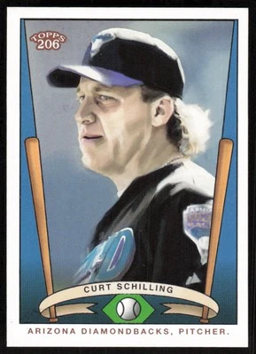 2002 Topps 206 #T206-18 Curt Schilling   - FREE SHIPPING - Image 1 of 2