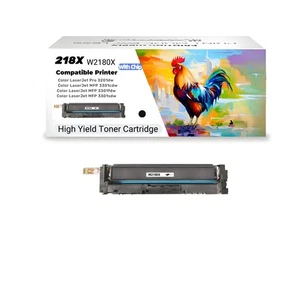 218X W2180X/2181X/2182X/2183X Toner No Chip For HP 218X LaserJet Pro 3201 3301 - Picture 1 of 12