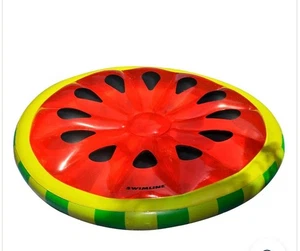 Swimline Aufblasbar Wassermelone Fruchtscheibe Insel Swim Pool Float NEU Open Box - Bild 1 von 6