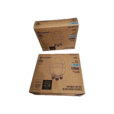 Candelabra 60W Dimmable Led Bulbs 2 Packs Of 3 Each - Image 1 of 3