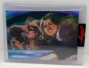 Hailie Deegan & Richard Petty ANIME NATION 2/126 2023 Leaf Metal ANB-44 NASCAR - Bild 1 von 2