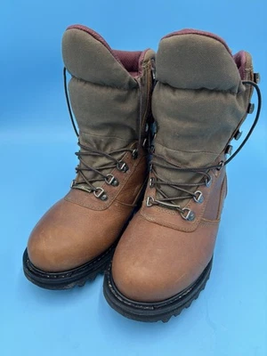 Cabela's Iron Ridge 800 Gram Insulated Hunting Boots Men's 8D Gore-Tex Brown - Image 1 of 4